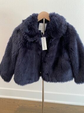 Janie and Jack Faux Fur Coat - NWT